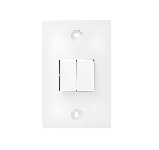 [60.16.06052] INTERRUPTOR 3 WAY DOBLE 06052,BLANCO 1P/10AMP,BLOCK VIMAR