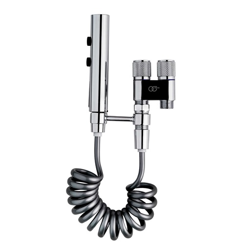 [80.KD6101] DUCHA TELEFONO DOBLE FUNCION CROMADO, KD-6101, OMEGA