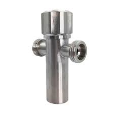 [79.77.PAS.01.04] LLAVE DE ARRESTO DOBLE 1/2" X 1/2" ACERO INOX BARI