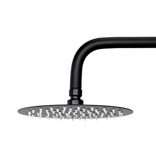 [80.KD01006MB] MONOMANDO P/DUCHA NEGRO REDONDO, KD-01006MB, OMEGA