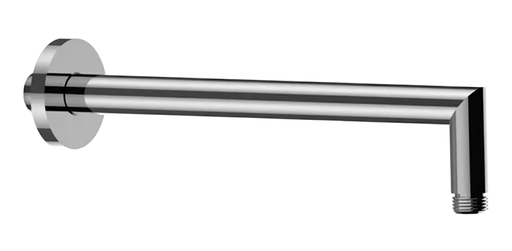 [79.24.BRA-500] BRAZO DE DUCHA REDONDO C/ROSETA 34CM CROMADO BRA-500 UNIQUE