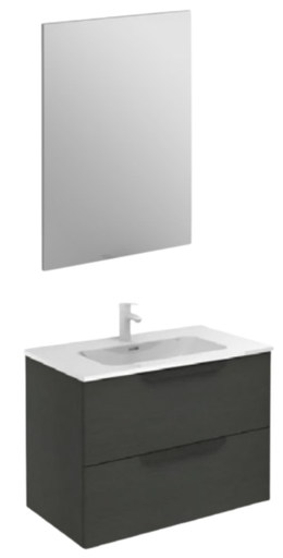 [06.03.126198] MUEBLE URBAN NATURAL GREY 120X28X45 CM, INCLUYE ESPEJO, ROYO