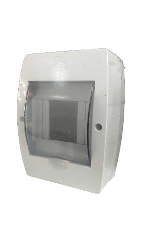 [79.08.14X18X8CI] CAJA DE PASO TRANSPARENTE 14 x 18 x 8 CM  IP65 TT BLANCO CILES