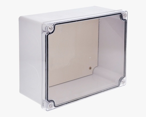[79.08.17X22X9CI] CAJA DE PASO TRANSPARENTE 17 x 22 x 9 CM  IP65 TT BLANCO CILES