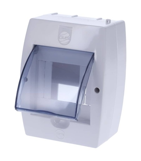 [79.08.3-4CI] CAJA DE PROTECCION P/INTERRUPTORES PVC 3 - 4 CIRCUITOS CILES