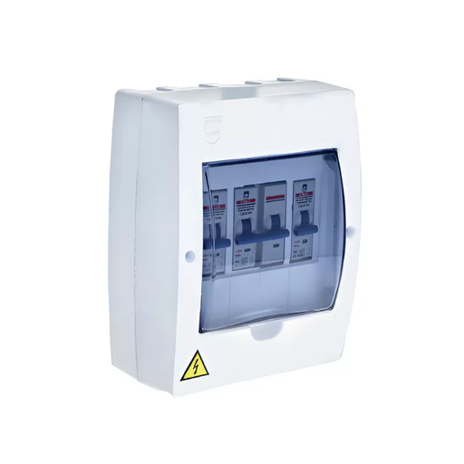 [79.08.4CBCI] TABLERO PVC 4 CIRCUITOS MONOFASICO BLANCO CILES 