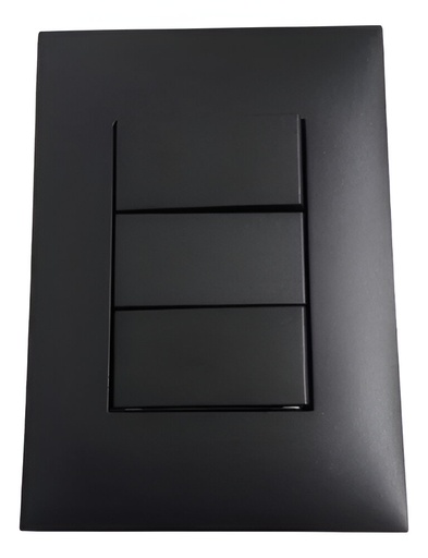 [60.16.09A80.CM.14] INTERRUPTOR TRIPLE CARBON MATE P.A NEVE UP VIMAR