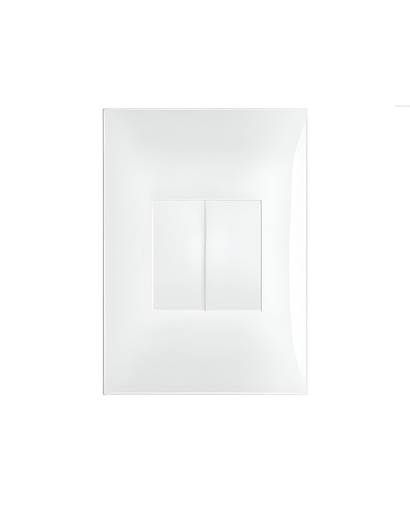 [60.16.09A50.01] INTERRUPTOR DOBLE BLANCO P.A NEVE UP VIMAR
