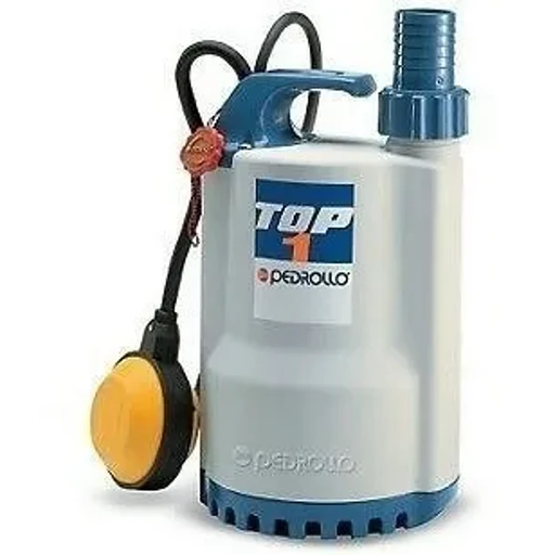 [79.06.TOP1] BOMBA SUMERGIBLE 0.33HP, AGUAS BLANCAS, TOP 1, 110V, PEDROLLO
