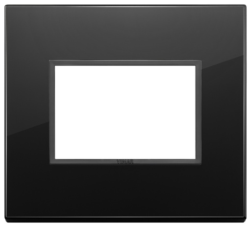 [60.16.21653.88] PLACA 3M CRISTAL NEGRO TOTAL DIAMANTE EIKON VIMAR