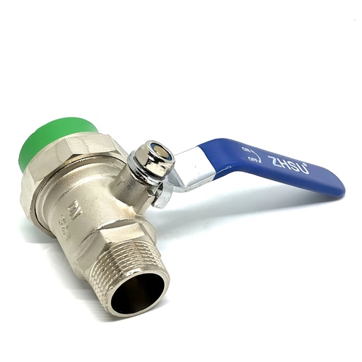 [79.14.PP01620025] LLAVE DE PASO ESFÉRICA 25 MM (3/4") MACHO C/UNIÓN TERMOFUSIÓN