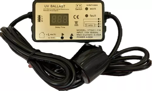 [79.18.TR455W3/4] BALASTRO 4-55W UV, SENSOR 3/4 H2O 