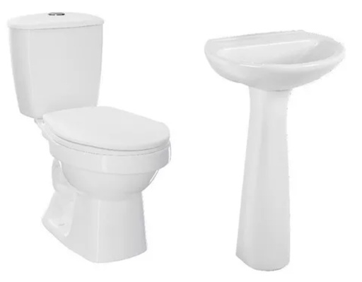 [79.24.SA-LAGUNA] SALA DE BAÑO LAGUNA BLANCO B/SUPERIOR PUSH BOTTON CERAMICOL