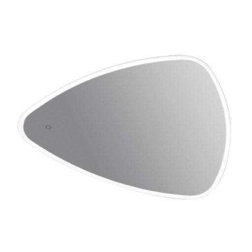 [79.ESP-120] ESPEJO LED TRIANGULAR, 85X70CM 6000K CON INTERRUPTOR TACTIL, ESP-120, UNIQUE