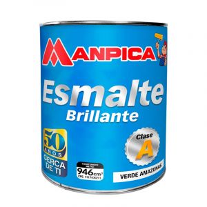 [04.04.340] PINTURA ESMALTE VERDE OSCURO (GALON) TIPO A, MANPICA