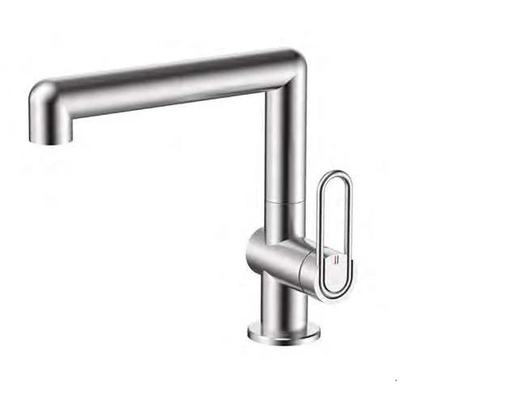 [79.QM.14.700.2005GR] GRUPO LAVAMANOS ANGULAR LOTUS 20CM GUN GREY QM
