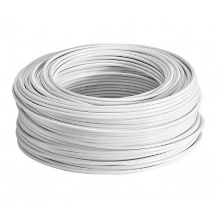 [12.01.THW2B] CABLE DE COBRE THW 2, COLOR BLANCO 