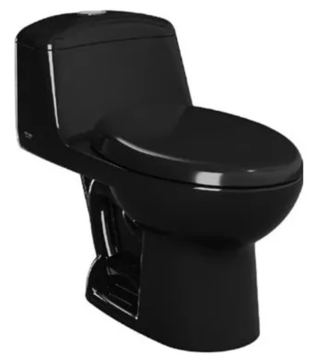 [79.24.WCSMART] WC SANITARIO SMART NEGRO C/PUSH BOTTON CORONA