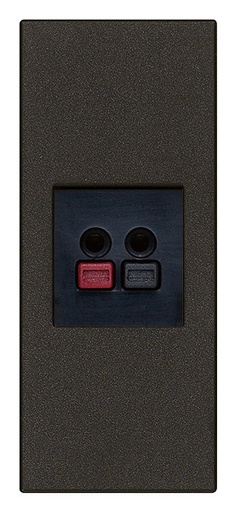 [60.16.30493.G] CONECTOR P/ALTAVOZ NEGRO LINEA VIMAR