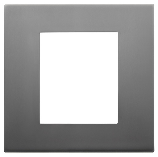 [60.16.30642.72] PLACA 2M ACERO SATIN LINEA VIMAR