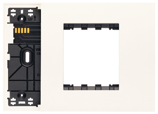 [60.16.32613.B] SOPORTE XT 3M COMBINADO+PLACA BLANCO LINEA VIMAR
