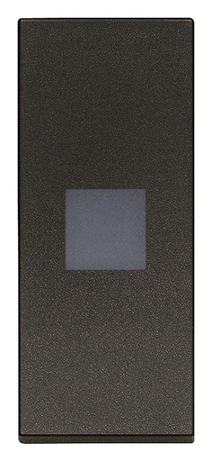 [60.16.31000.DG] TECLA 1M ALINEADO CON DIFUSOR NEGRO LINEA VIMAR