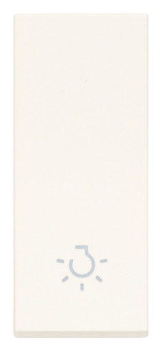 [60.16.31000.LB] TECLA 1M ALINEADO SIMBOLO LUCE BLANCO LINEA VIMAR