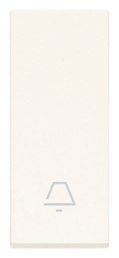 [60.16.31000.CB] TECLA 1M ALLIN. SIMB. TIMBRE BLANCO LINEA VIMAR