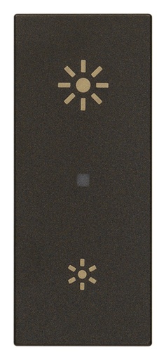 [60.16.31000A.RG] TECLA 1M AXIAL SIMBOLO DIMMER NEGRO LINEA VIMAR