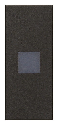 [60.16.31000A.DG] TECLA 1M CON DIFUSOR AXIAL NEGRO LINEA VIMAR