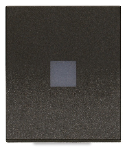 [60.16.31000.2DG] TECLA 2M ALINEADO CON DIFUSOR NEGRO LINEA VIMAR
