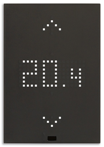 [60.16.32041.G] TERMOSTATO XT BY-ME 2M NEGRO LINEA VIMAR