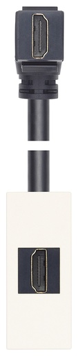 [60.16.30346.HB] TOMA HDMI C/CABLE A 90° BLANCO LINEA VIMAR
