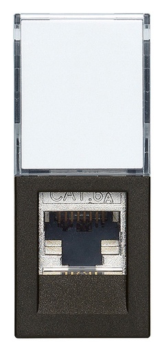 [60.16.30339.16G] TOMA INTERNET CAT 6 FTP NEGRO LINEA VIMAR