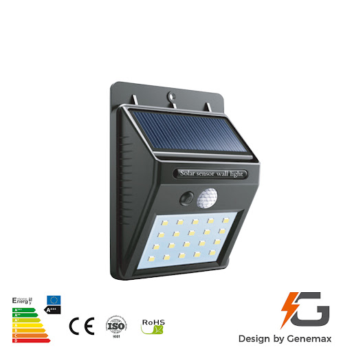 [60.12.RSM30W6K] REFLECTOR 30W, LED, SOLAR & DETECTOR MOVIMIENTO, 30W,  GENEMAX