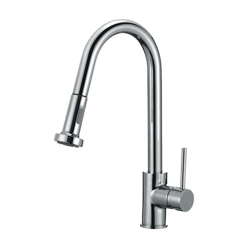 [79.24.GRI-616] GRUPO FREGADERO MONOMANDO M/EXTRAIBLE SATINADO GRI-616 UNIQUE