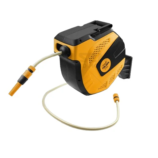[57261] CARRETE AUTOMATICO C/MANGUERA 1/2" 15MTS TOLSEN