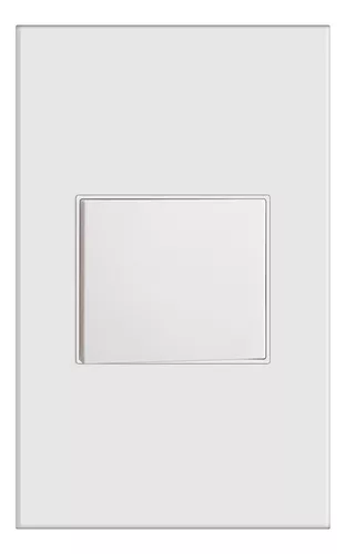 [KOB-E7000WMS] INTERRUPTOR SENCILLO 15AMP - 125V BLANCO METALICO PLATA TANIA