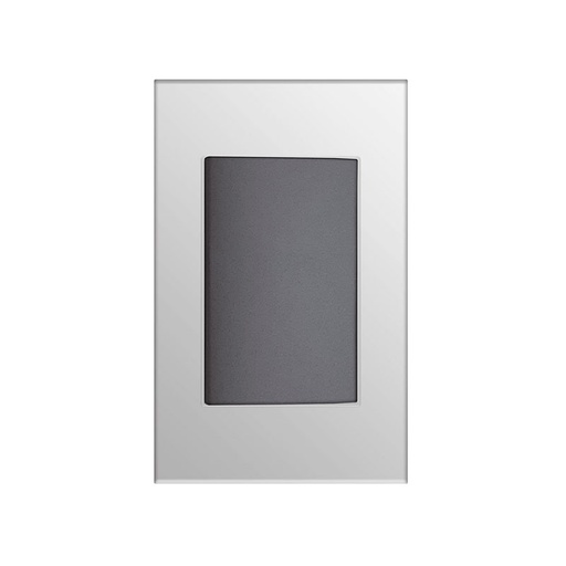 [KOB-E7000BMST] INTERRUPTOR SENCILLO  TRIWAY 15AMP - 125V NEGRO METALICO PLATA,TANIA