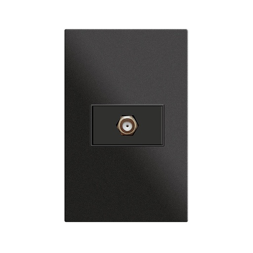 [KOB-E7152B] TOMA PARA CABLE COAXIAL NEGRO,TANIA