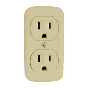 [KOB-065] TOMA DOBLE 2X15A.125V POLARIZADA S/PONER,TANIA