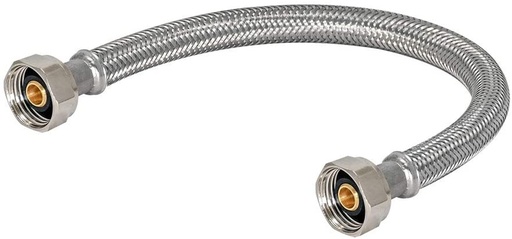 [02.03.VNA40] CANILLA VINILO FLEXIBLE 1" X 1" 40 CM VN-A40 COFLEX