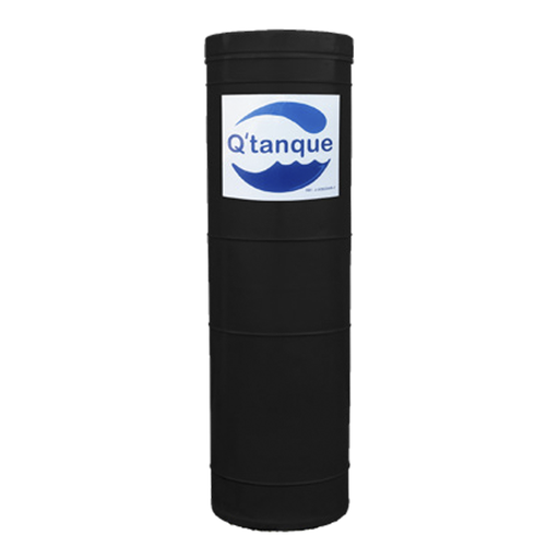 [79.06.370N] TANQUE CILINDRICO DE 370 LITROS NEGRO Q´TANQUE