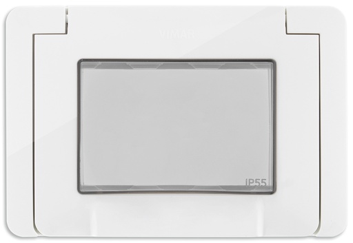 [60.16.09913.01] TAPA IP55 3M CON TORNILLOS BLANCO VIMAR