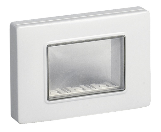 [60.16.14943] TAPA IP55 3M CON TORNILLOS GRIS VIMAR