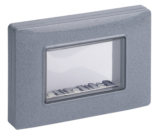 [60.16.14943.14] TAPA IP55 3M CON TORNILLOS GRIS GRANITO VIMAR