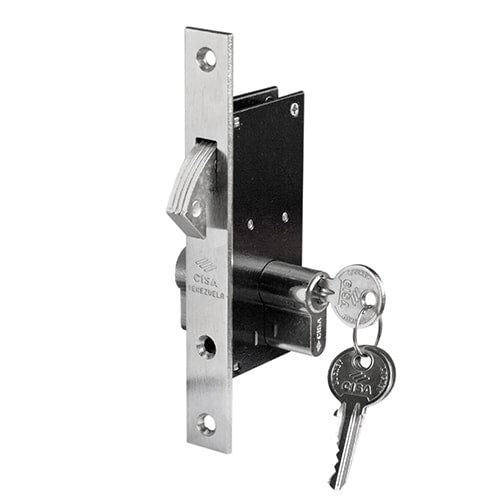 [03.03.12640033] CERRADURA EMBUTIR GANCHO, 30MM CIL 60MM, CISA
