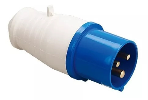 [60.19.AM-013] TOMA INDUSTRIAL MACHO  2P+T 220 - 250V 16A IP44 ANDELI
