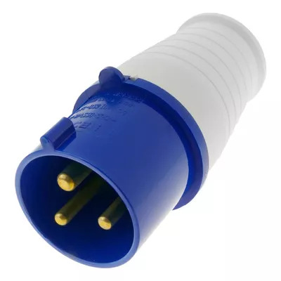 [60.19.AM-023] TOMA INDUSTRIAL MACHO 2P+T 220 -250V 32A IP44 ANDELI