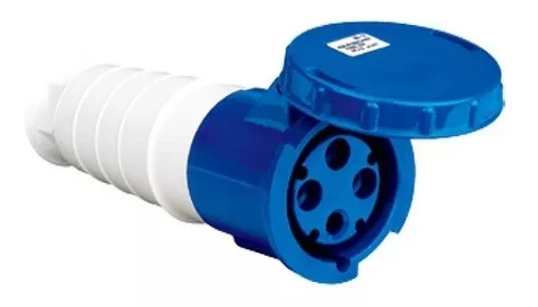 [60.19.AM-233] TOMA INDUSTRIAL HEMBRA 3P+T 220-250V 63A IP67 ANDELI